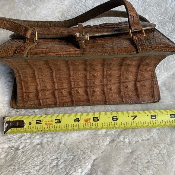Vintage Croco Sauvage by Lucille de Paris handbag - Picture 6 of 8